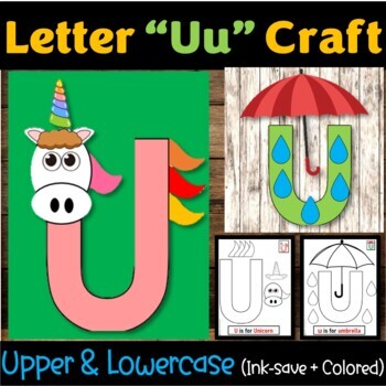 Letter "Uu" Alphabet Craft, Letter of the Week - Letter "U" Craft