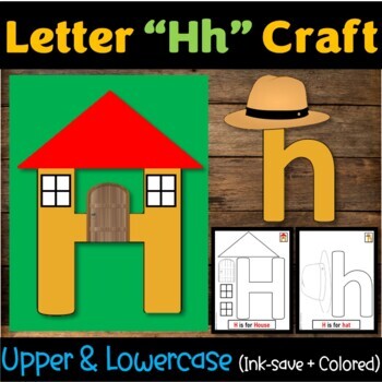 Letter "Hh" Alphabet Craft, Letter of the Week - Letter "H" Craft