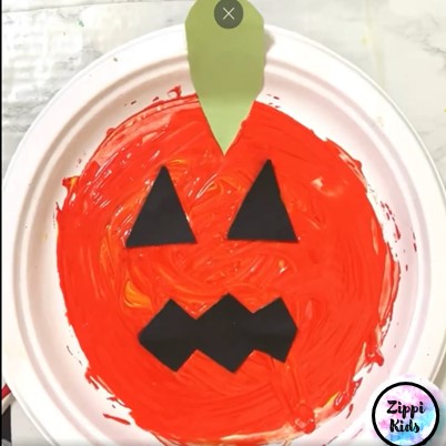 Magnetic Color Mixing STEM Pumpkin Craft for kids