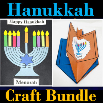 Hanukkah Activities, Menorah & 3D Dreidel Crafts, Holidays around the world