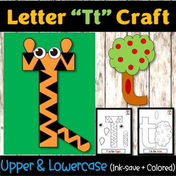 Letter "Tt" Alphabet Craft, Letter of the Week - Letter "T" Craft