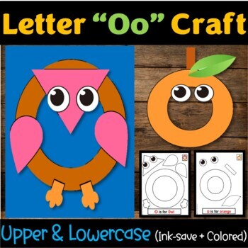 Letter "Oo" Alphabet Craft, Letter of the Week - Letter "O" Craft