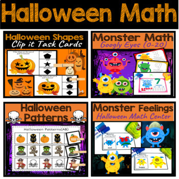 Halloween Math, Halloween Activities, Shapes, Feelings, Pattern, Counting