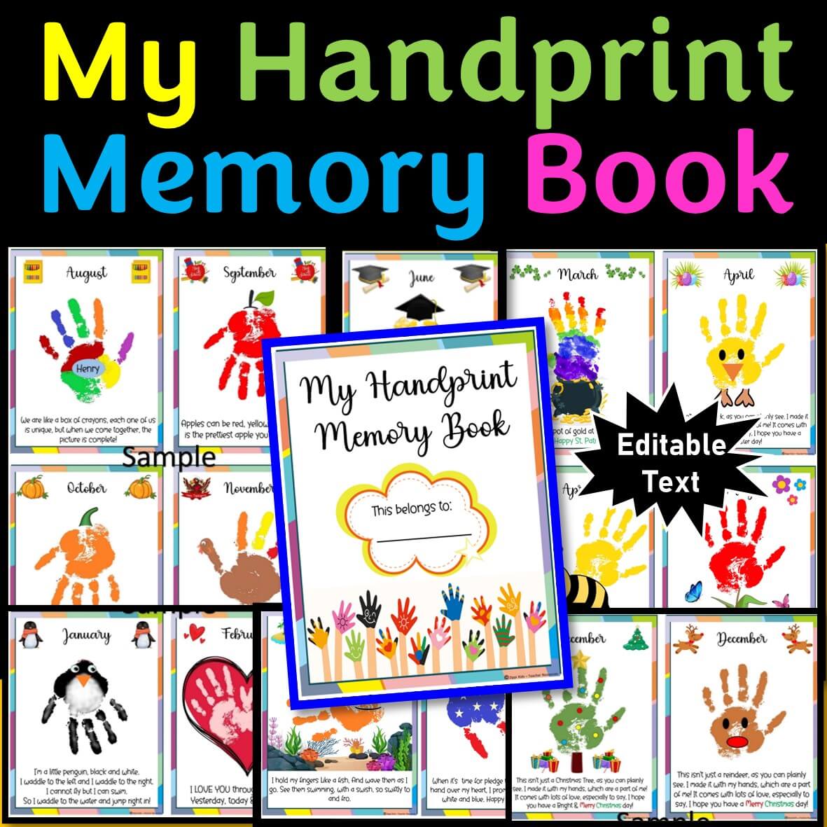 Kindergarten Memory Book