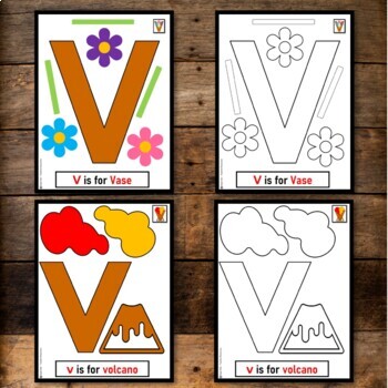 Letter v craft
