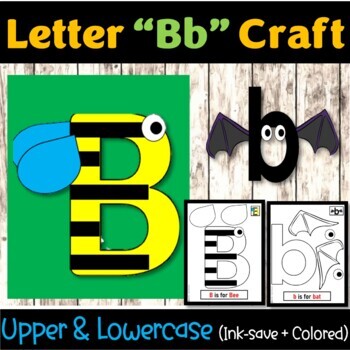 Letter "Bb" Alphabet Craft, Letter of the Week - Letter "B" Craft