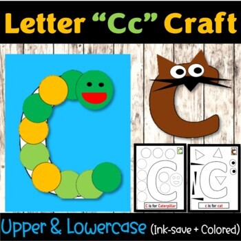 Letter "Cc" Alphabet Craft, Letter of the Week - Letter "C" Craft