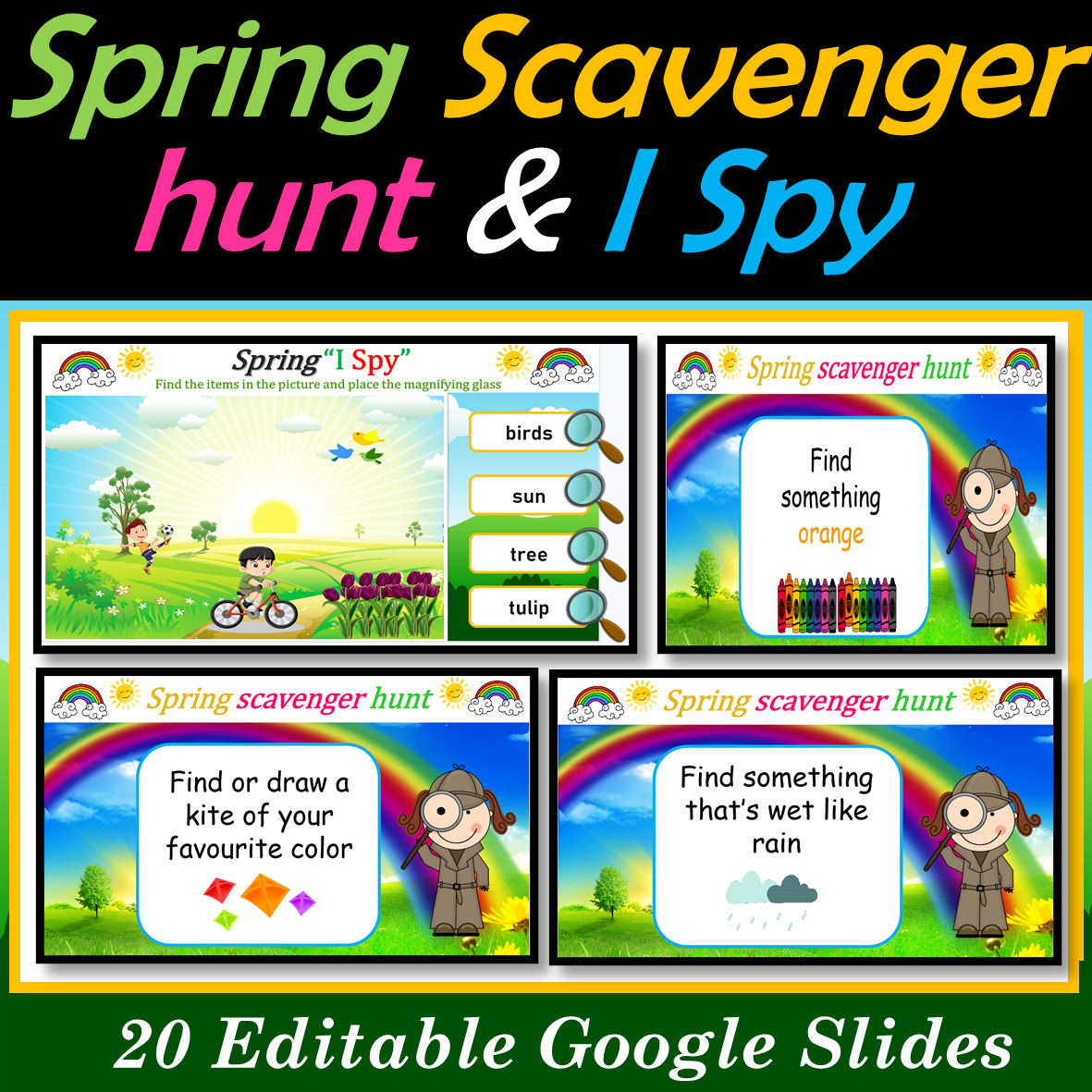 Google Slides - Games for the Letter B (5 mini games) (Distance