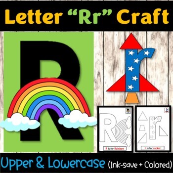 Letter "Rr" Alphabet Craft, Letter of the Week - Letter "R" Craft