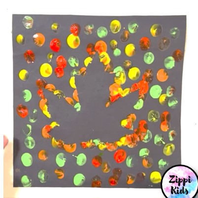 Awesome Autumn Art Projects for Kids Using Fingerprints