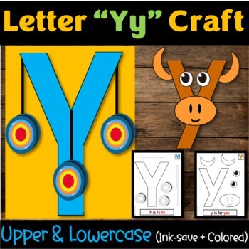 Letter "Yy" Alphabet Craft, Letter of the Week - Letter "Y" Craft