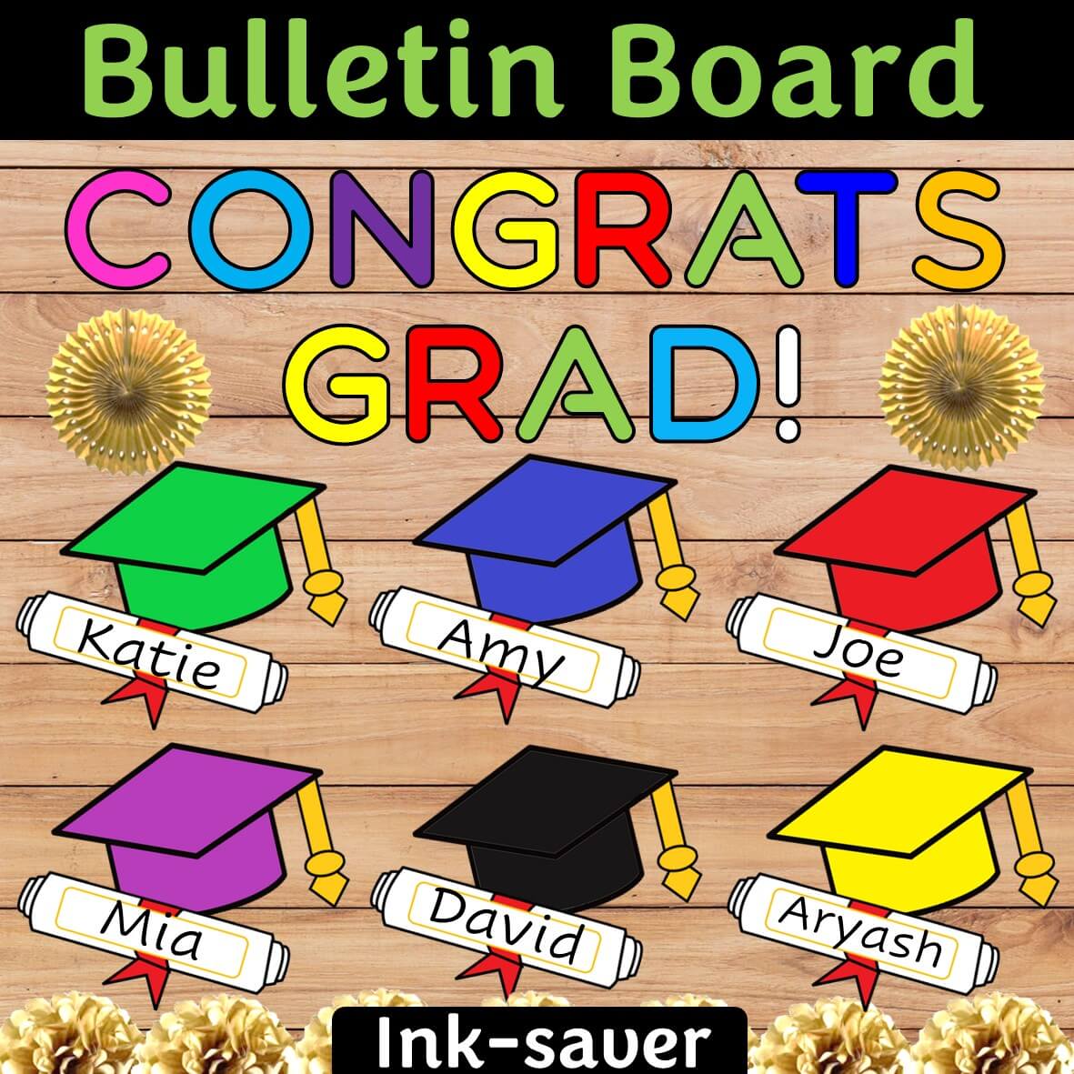 End of the Year Bulletin Board, Graduation Bulletin Board