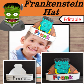 Frankenstein Craft, Frankenstein Name Hat - Halloween Activities & Craft October