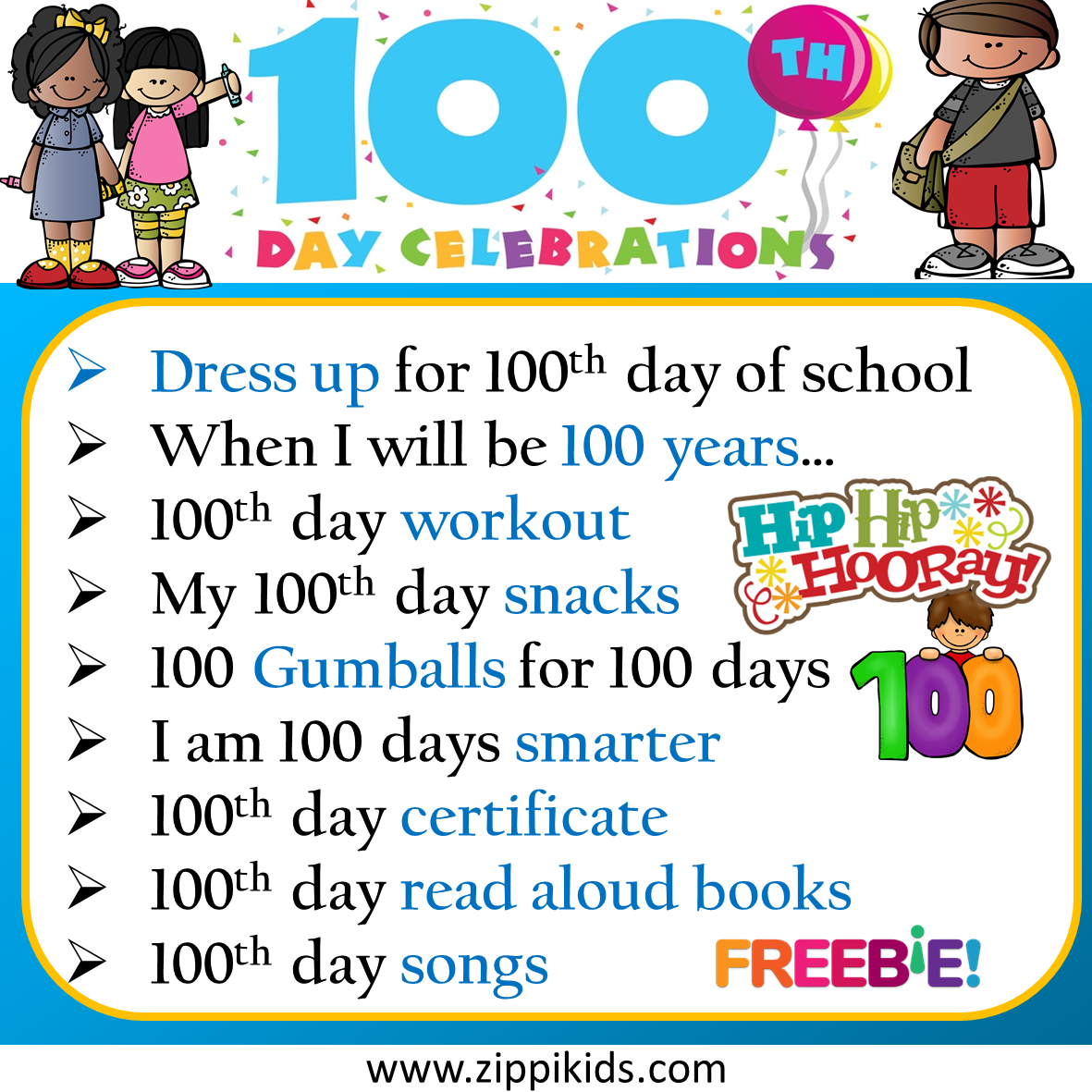 100th Day of School Celebrations - Google Slides/PowerPoint