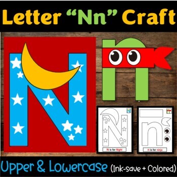 Letter "Nn" Alphabet Craft, Letter of the Week - Letter "N" Craft