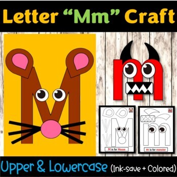 Letter "Mm" Alphabet Craft, Letter of the Week - Letter "M" Craft