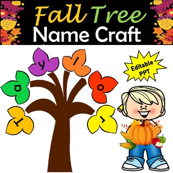 Fall Tree Name Craft, Fall leaf activities, Fall activities, Bulletin Board