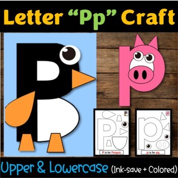 Letter "Pp" Alphabet Craft, Letter of the Week - Letter "P" Craft