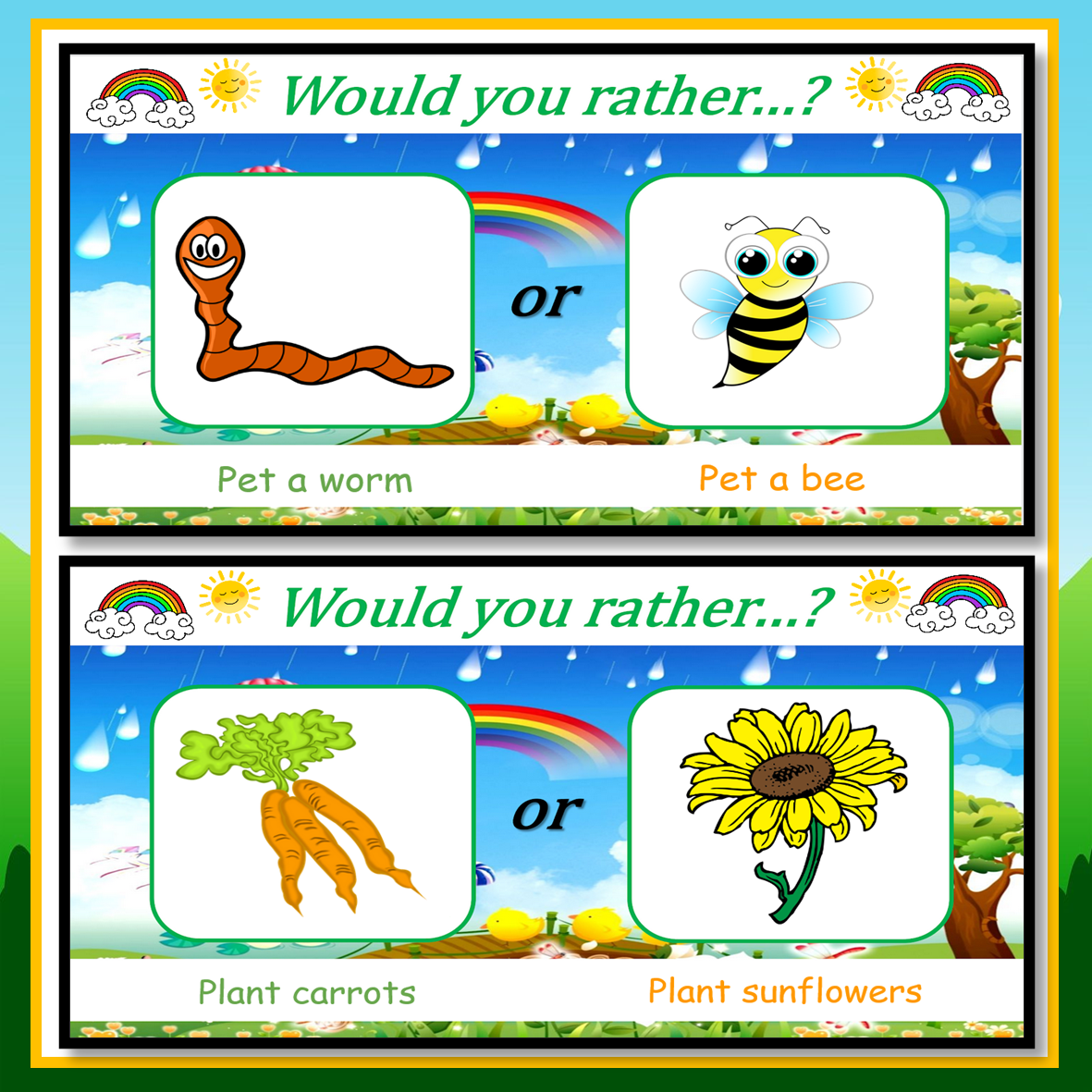WOULD YOU RATHER SPINNER: Free Morning Meeting Activity