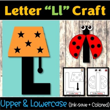 Letter "Ll" Alphabet Craft, Letter of the Week - Letter "L" Craft