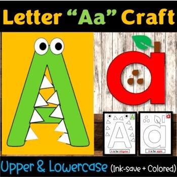 Letter "Aa" Alphabet Craft, Letter of the Week - Letter "A" Craft