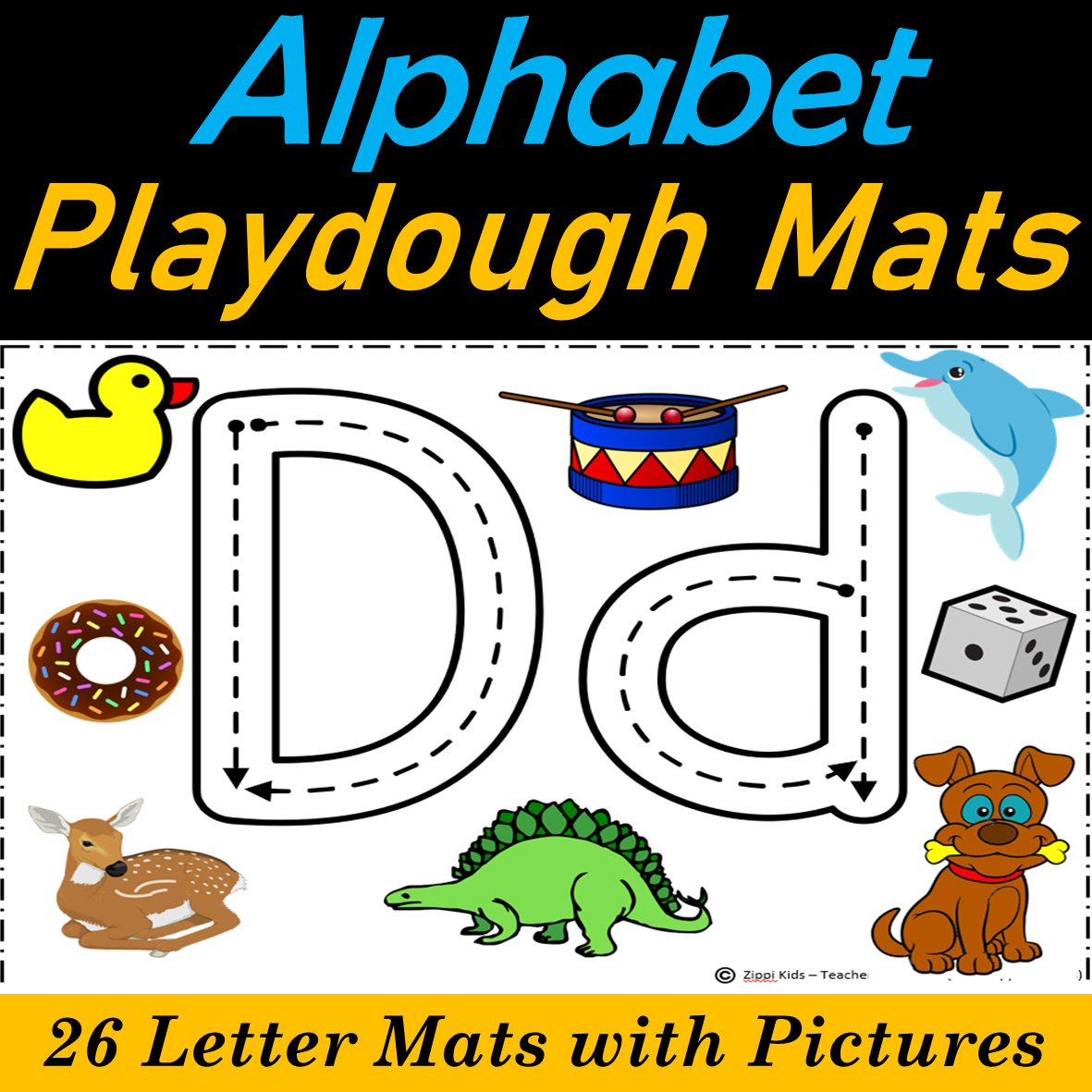 Uppercase Alphabet Play Dough Mats Letter Playdough Mats, 57% OFF