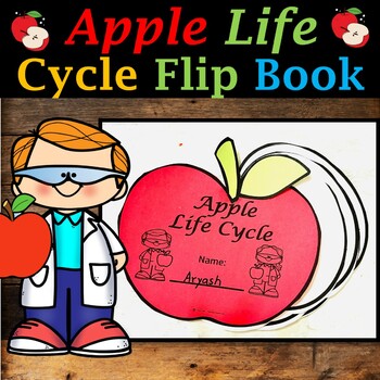 Life Cycle of an Apple Flip book Craft, Lifecycle Sequencing Activity