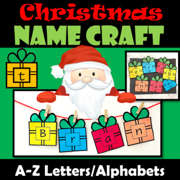 Christmas Gifts Name Craft, Christmas Activities Holidays