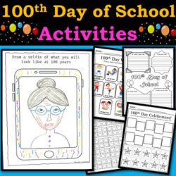 100th Day Of School Activities, 100 Days of School Celebrations - 6 Activities