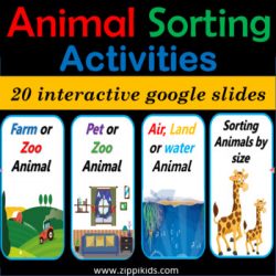Animal Sorting Activities- 20 Google Slides/ PowerPoint