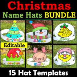 Christmas hat craft