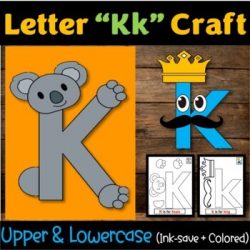 Letter "Kk" Alphabet Craft, Letter of the Week - Letter "K" Craft