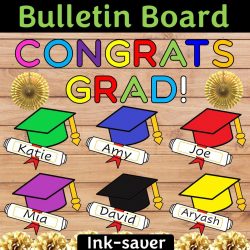 End of the Year Bulletin Board, Graduation Bulletin Board