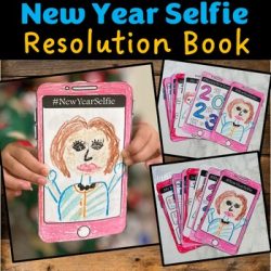 2025 New Year's Activities - Selfie, Self Portrait, Resolution Mini Book