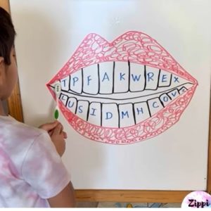 Easy teeth brushing sensory dental activity with FREE Printable - Zippi ...